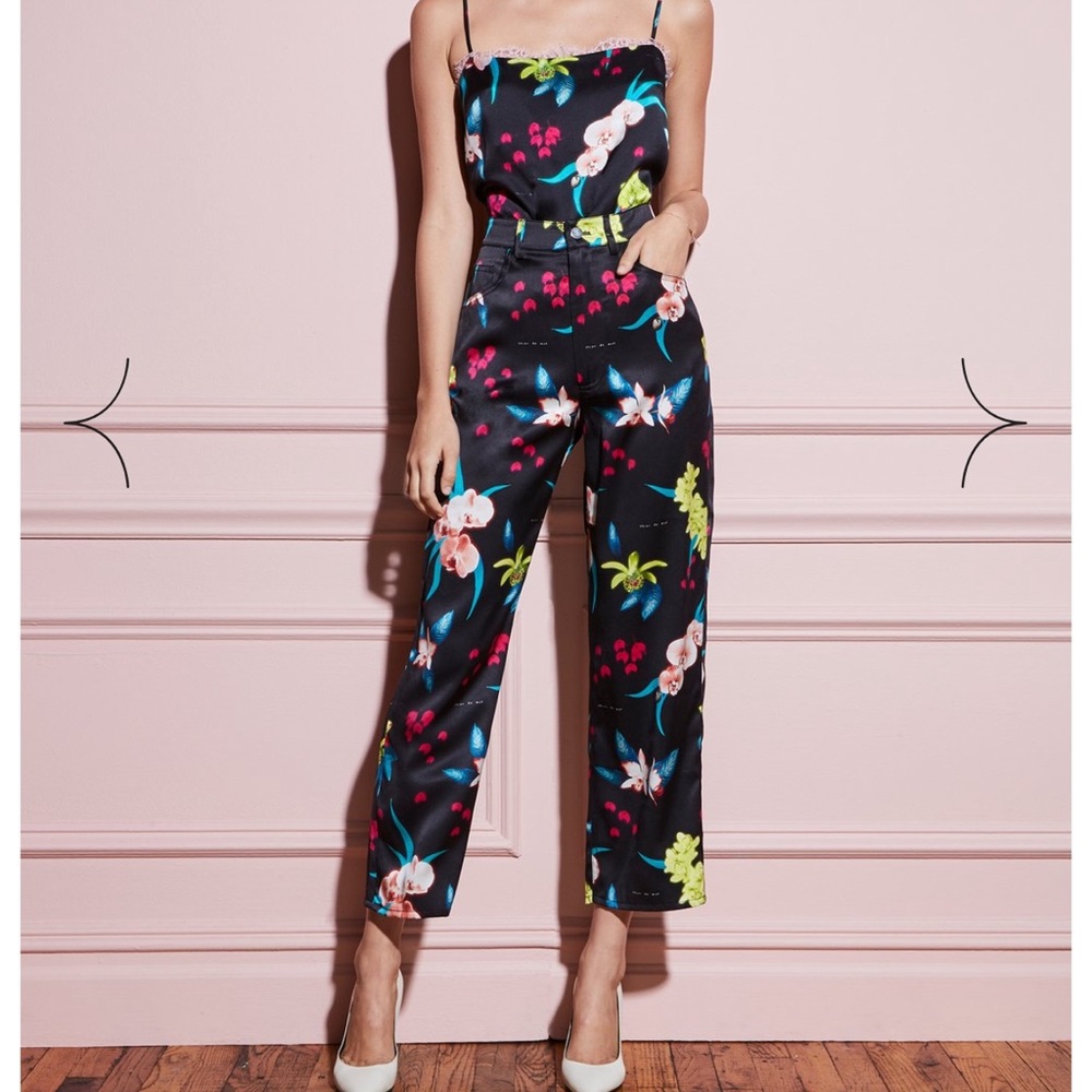 Fleur du Mal Silk Jeans